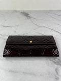 Louis Vuitton Amarante Monogram Vernis Sarah Wallet