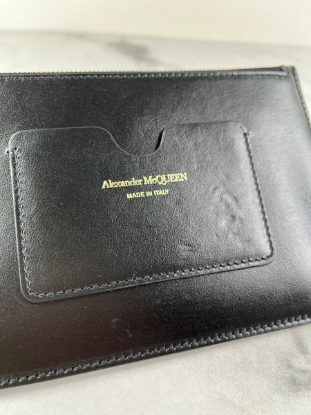 ALEXANDER MCQUEEN Black Calfskin Quilted Small The Bow Shoulder/Crossbody Bag