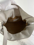 LOEWE Medium Flamenco Pale Grey/Light Citrine nappa calfskin clutch/crossbody/shoulder bag