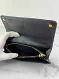 Prada Black Saffiano Flap Wallet