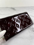 Louis Vuitton Amarante Monogram Vernis Sarah Wallet
