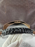 Louis Vuitton Carmel Mahina Chocolate Brown Hobo Shoulder Bag