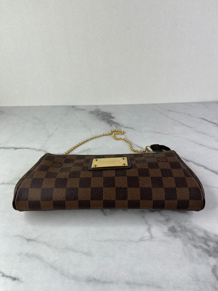 Louis Vuitton Damier Ebene Eva Crossbody/Shoulder Bag