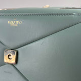 Valentino Garavani Green One Stud Chain-Linked Crossbody/Shoulder Bag