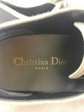 Christian Dior Walk’N’Dior Black Canvas Sneakers Size 37.5