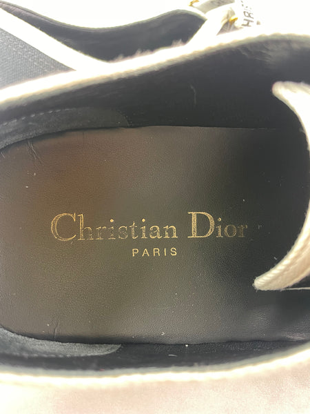 Christian Dior Walk’N’Dior Black Canvas Sneakers Size 37.5