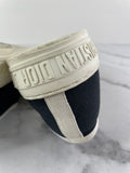 Christian Dior Walk’N’Dior Black Canvas Sneakers Size 37.5