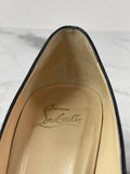 CHRISTIAN LOUBOUTIN Black Patent Pumps Size 36.5