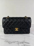 Chanel Small Black Caviar Classic Double Flap Bag