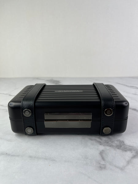 RIMOWA Black PERSONAL ALUMINUM Crossbody/Shoulder Bag