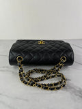 Chanel Small Black Caviar Classic Double Flap Bag