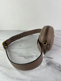 Gucci Dusty Pink GG Marmont matelassé leather belt bag