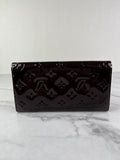 Louis Vuitton Amarante Monogram Vernis Sarah Wallet
