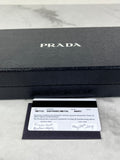 Prada Black Saffiano Flap Wallet