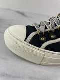 Christian Dior Walk’N’Dior Black Canvas Sneakers Size 37.5