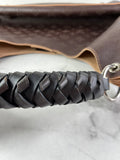 Louis Vuitton Carmel Mahina Chocolate Brown Hobo Shoulder Bag