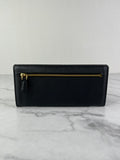 Prada Black Saffiano Flap Wallet