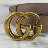 Gucci GG Marmont Porcelain Rose Belt Size 75/30