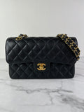 Chanel Small Black Caviar Classic Double Flap Bag