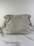 LOEWE Medium Flamenco Pale Grey/Light Citrine nappa calfskin clutch/crossbody/shoulder bag