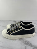 Christian Dior Walk’N’Dior Black Canvas Sneakers Size 37.5