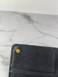 Prada Black Saffiano Flap Wallet