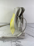 LOEWE Medium Flamenco Pale Grey/Light Citrine nappa calfskin clutch/crossbody/shoulder bag