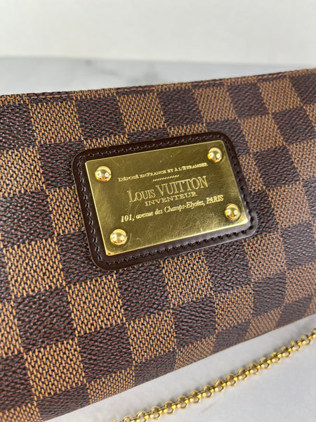 Louis Vuitton Damier Ebene Eva Crossbody/Shoulder Bag
