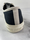 Christian Dior Walk’N’Dior Black Canvas Sneakers Size 37.5