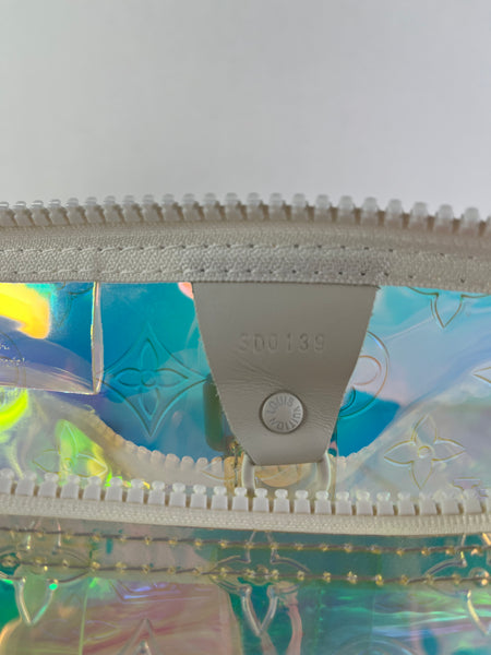 Louis Vuitton PVC Monogram Keepall Bandouliere 50 Iridescent Prism