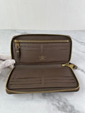 LOUIS VUITTON Monogram Terre Brown Empreinte Zippy Wallet