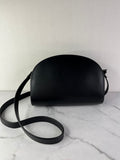 A.P.C. Black Demi Lune Crossbody/Shoulder Bag