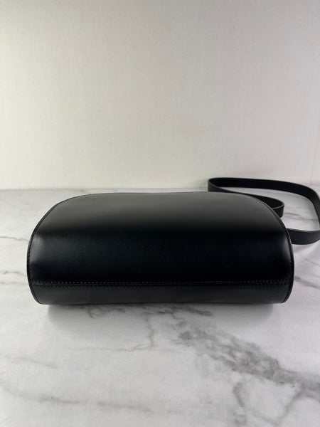 A.P.C. Black Demi Lune Crossbody/Shoulder Bag
