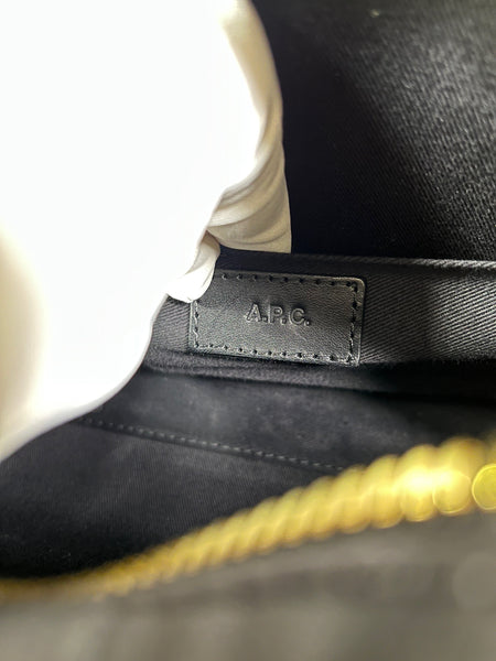 A.P.C. Black Demi Lune Crossbody/Shoulder Bag
