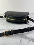 A.P.C. Black Demi Lune Crossbody/Shoulder Bag