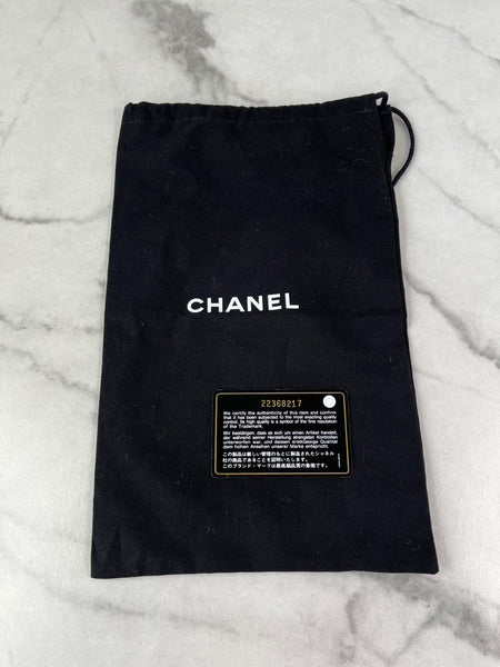 CHANEL Quilted Lambskin Blue Wallet on Chain Crossbody/Shoulder Bag