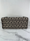 VALENTINO Naturale/Black/Fondant Iconographe Fabric Le Troisième Tote Shoulder/Crossbody Bag