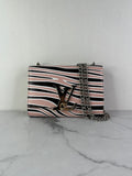 LOUIS VUITTON Pink Zebra Print Epi Leather Louise MM Chain Crossbody/Shoulder Bag