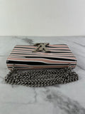 LOUIS VUITTON Pink Zebra Print Epi Leather Louise MM Chain Crossbody/Shoulder Bag