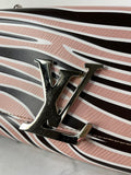 LOUIS VUITTON Pink Zebra Print Epi Leather Louise MM Chain Crossbody/Shoulder Bag
