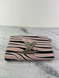 LOUIS VUITTON Pink Zebra Print Epi Leather Louise MM Chain Crossbody/Shoulder Bag