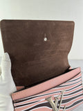 LOUIS VUITTON Pink Zebra Print Epi Leather Louise MM Chain Crossbody/Shoulder Bag