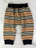 BURBERRY Kids Beige Icon Stripe Jogging Pants Size 18M