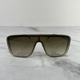 Saint Laurent Unisex Brown/Gold Shield Sunglasses