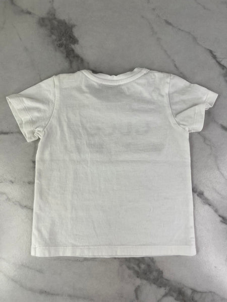 GUCCI Logo Baby White T-shirt Size 12M