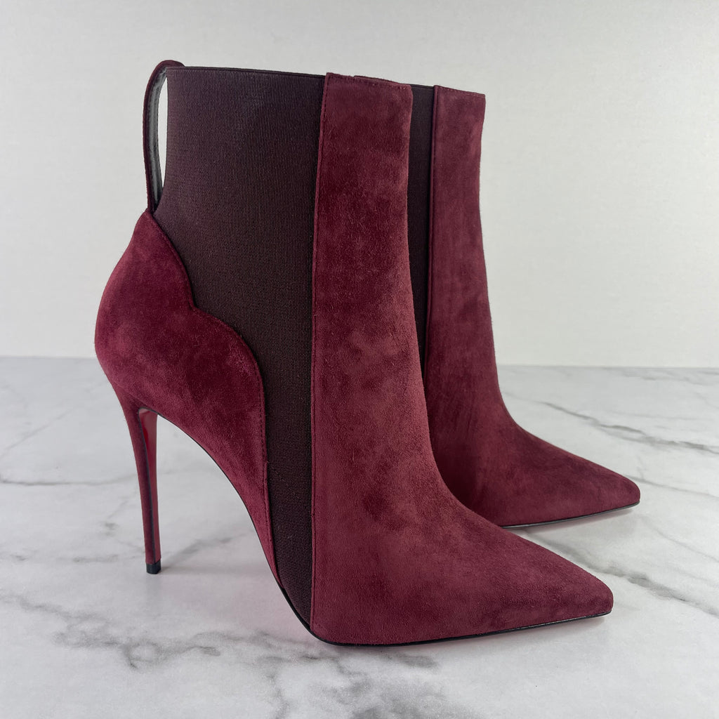 Louboutin suede deals ankle boots