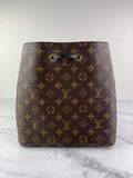 LOUIS VUITTON Monogram NÉONOÉ MM Black Crossbody/Shoulder Bag