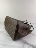 LOUIS VUITTON Monogram NÉONOÉ MM Black Crossbody/Shoulder Bag