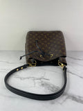 LOUIS VUITTON Monogram NÉONOÉ MM Black Crossbody/Shoulder Bag