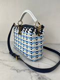 Louis Vuitton Blue Indigo Taurillon Calfskin Guinguette Capucines BB Crossbody/Shoulder Bag
